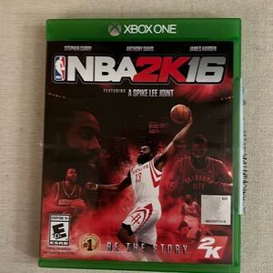 NBA 2K 16 for XBOX One w case and manual